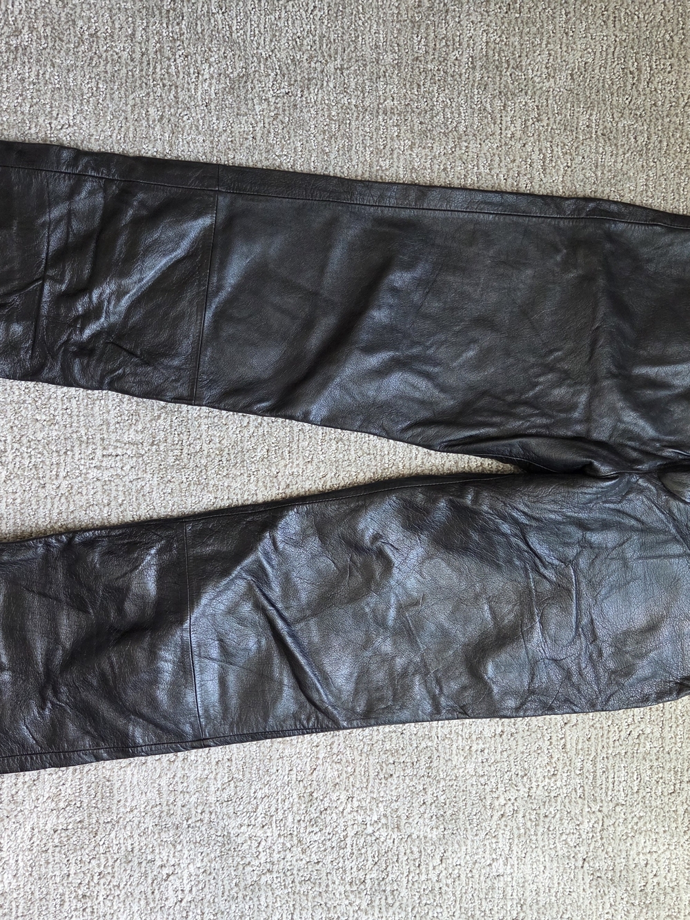 Wilsons Leather Women's Black Leather Jeans